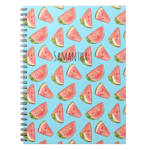 Sommarfärgen Watermelon Slices Anteckningsbok