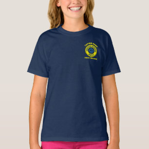 Sommarfartyg för blå marinens anchor t shirt