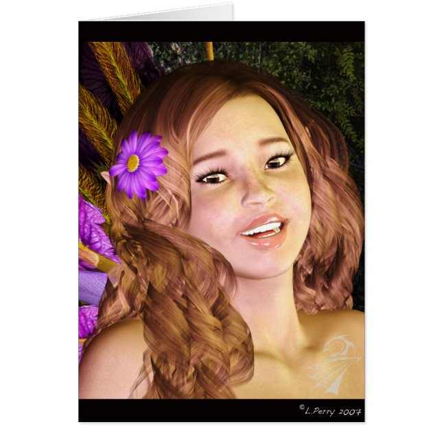 Sommarfe Hälsningskort (Framsidan)