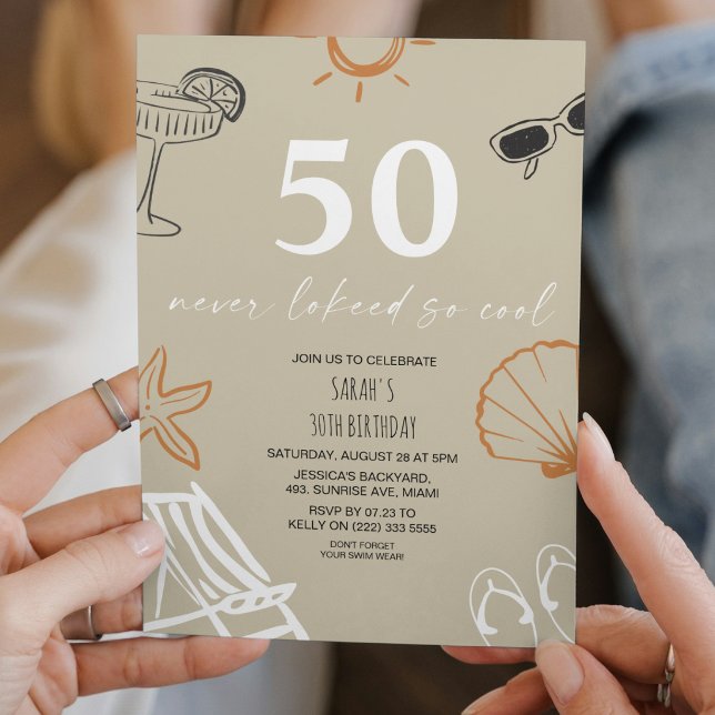 Sommarfest 50-årsfest  inbjudningar (Skapare uppladdad)