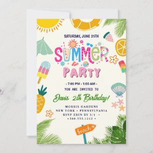 Sommarfest Inbjudningar