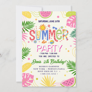 Sommarfest Inbjudningar