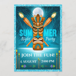 Sommarfest - Se baksidan Inbjudningar