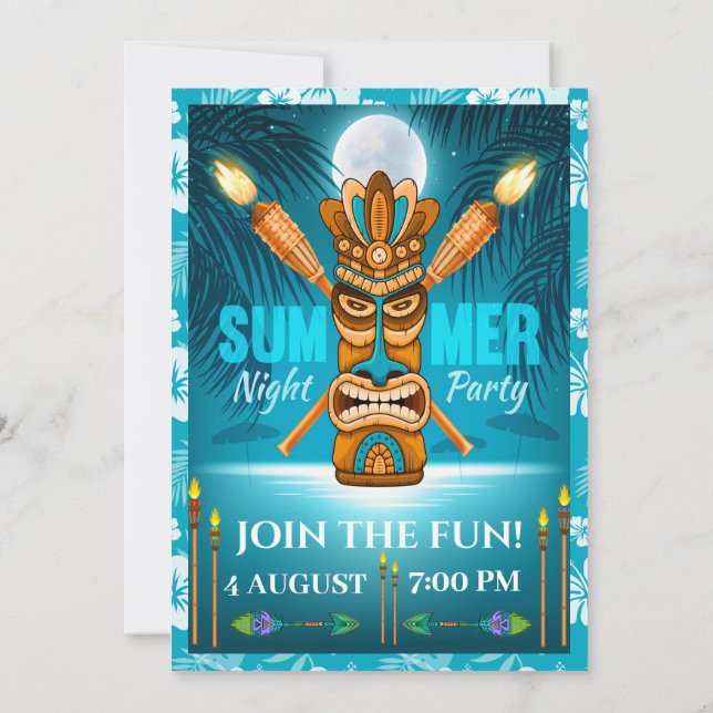 Sommarfest - Se baksidan Inbjudningar (Baksida)