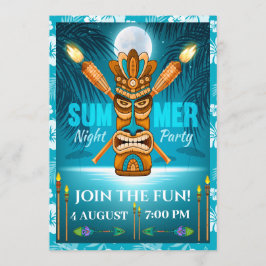 Sommarfest - Se baksidan Inbjudningar