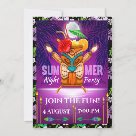 Sommarfest - Se baksidan Inbjudningar