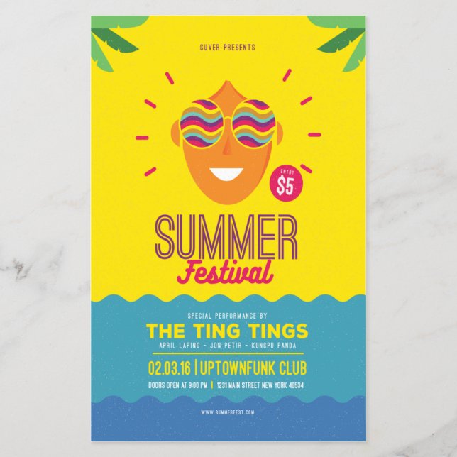 Sommarfestival Flyer (Framsidan)