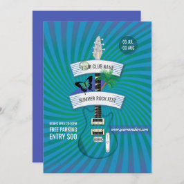 Sommarfestivalen Sten lägger till logotyp inbjudan