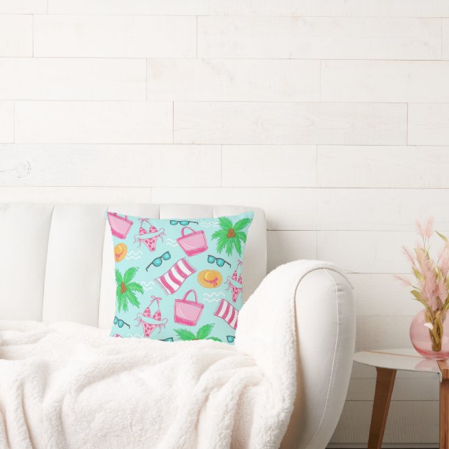 Sommarfin strand / Kuststil Kudde (Soffa)