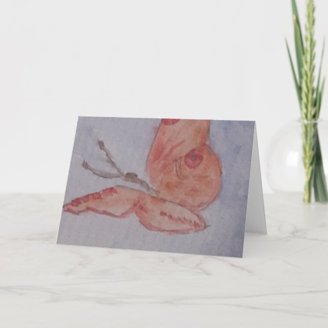 Sommarfjärilskort Kort (Framsida)