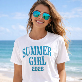 Sommarflicka 2026 Trendig Mode T Shirt