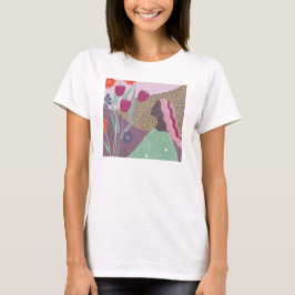 Sommarflicka, färgad t shirt