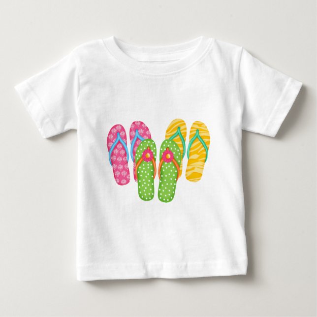 Sommarflinflip flops t-shirt (Framsida)