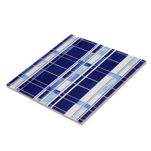 Sommarflottan Blue Boat Modern Rand Collection Kakelplatta