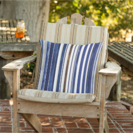 Sommarflottan Blue Trendig Boat Rand Collection Kudde