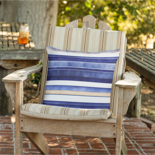 Sommarflottan - Modern Boat Rand Collection Kudde (Stol)