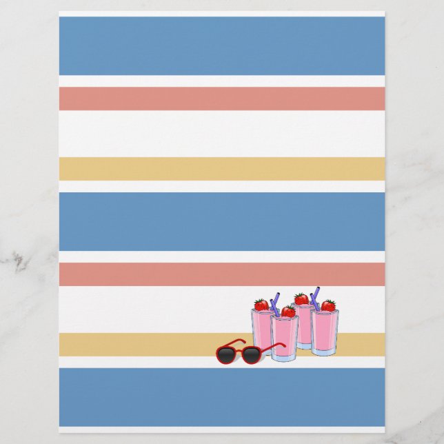 Sommarflygare för anpassningsbar av Roligt Reklamblad (Framsidan)