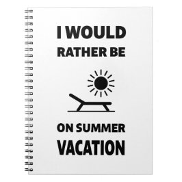 Sommarflykt | Back to school Edition Anteckningsbok