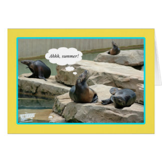 Sommarflykt! Dags för chilaxin' Hälsningskort