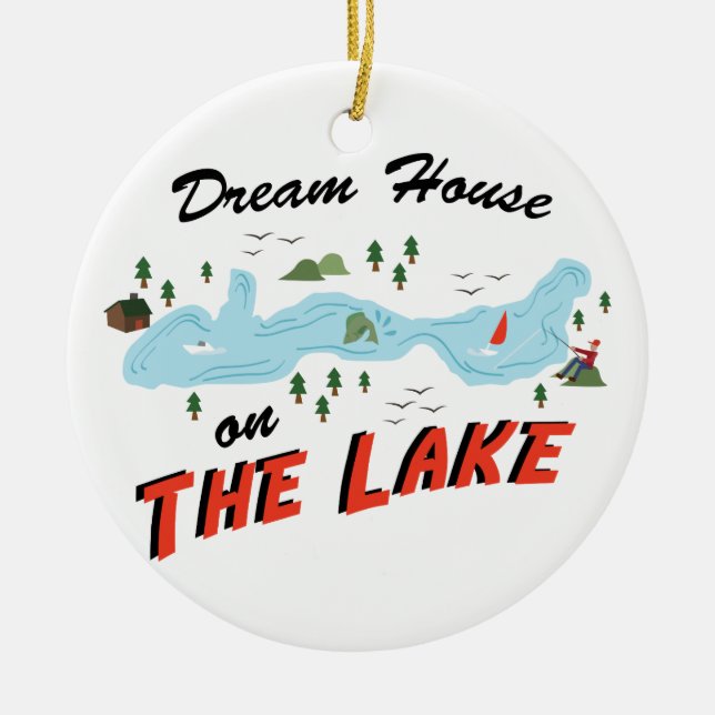 Sommarflykt Julgransprydnad Keramik (Framsidan)