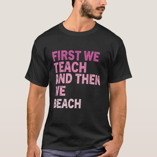 Sommarflykt Ocean Beach Coola Humor Sommaren 40 T Shirt (Framsida)