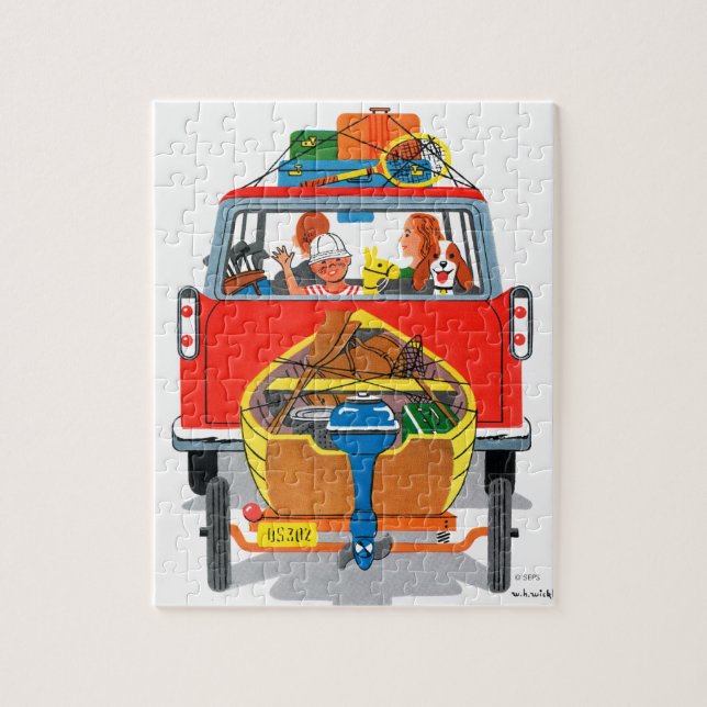 Sommarflykt Pussel (Vertikal)