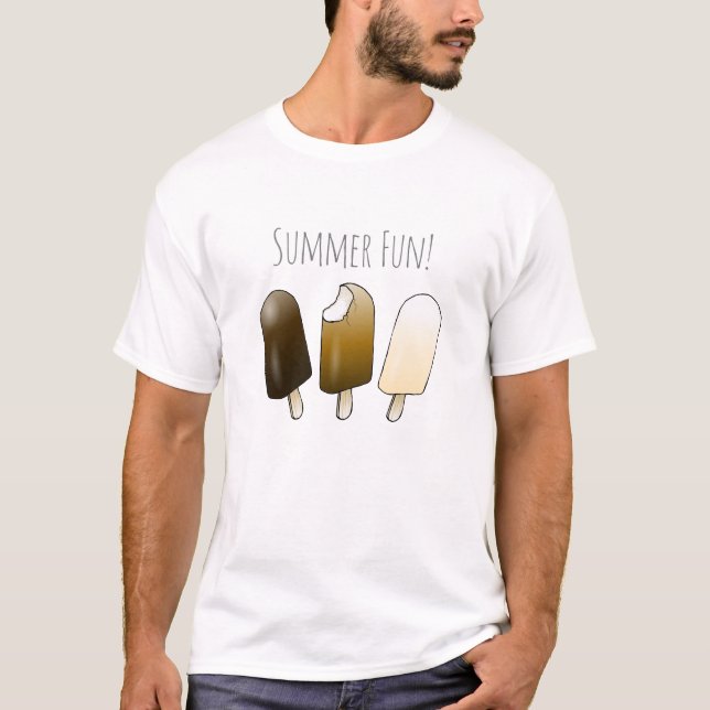 Sommarfödelsedag T Shirt (Framsida)