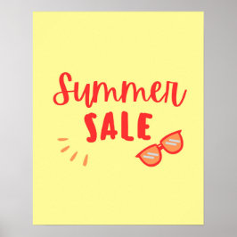 Sommarförsäljningsskylt, Slut på säsongsförsäljnin Poster