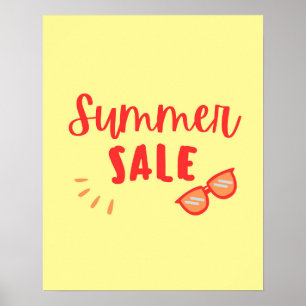 Sommarförsäljningsskylt, Slut på säsongsförsäljnin Poster