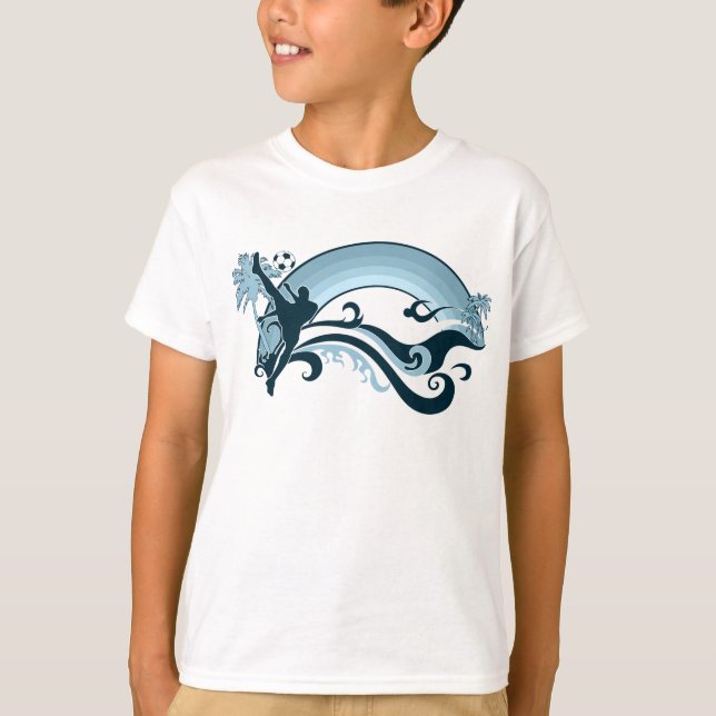 Sommarfotboll. Tee Shirt (Framsida)