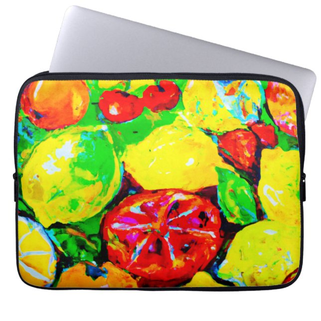 "Sommarfrukt" Cute Art Buy Now Laptop Fodral (Framsidan)