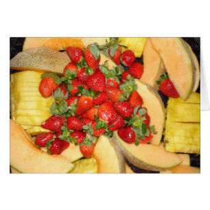 Sommarfrukt Hälsningskort