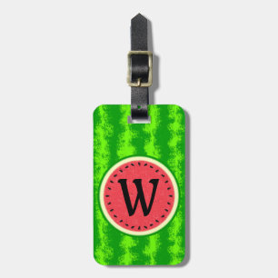 Sommarfrukt med vattenmelon och Rind Monogram Bagagebricka