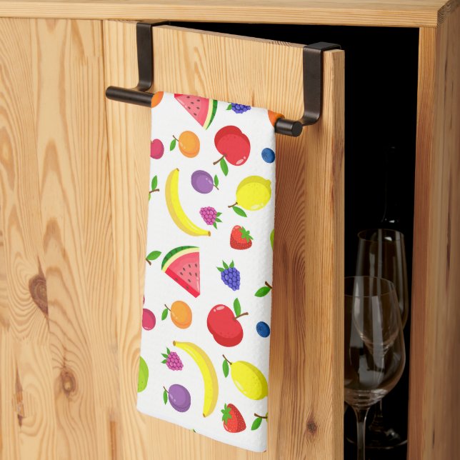 Sommarfrukt och Bär Köksduk Kökshandduk (Thirds Fold)