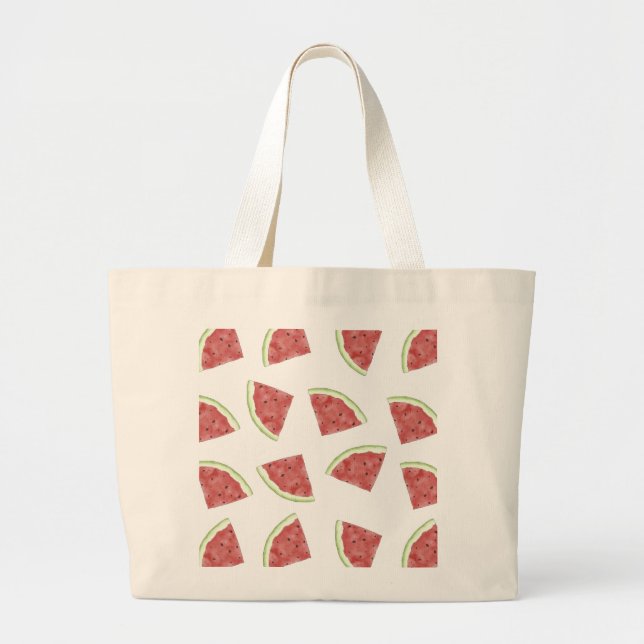 Sommarfrukt saftig vattenmelon jumbo tygkasse (Framsidan)