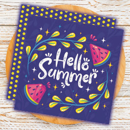 Sommarfrukt Vattenmelon Välkomstkort