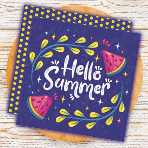 Sommarfrukt Vattenmelon Välkomstkort