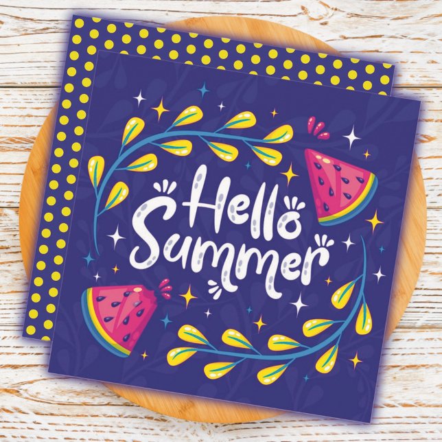 Sommarfrukt Vattenmelon Välkomstkort (Skapare uppladdad)