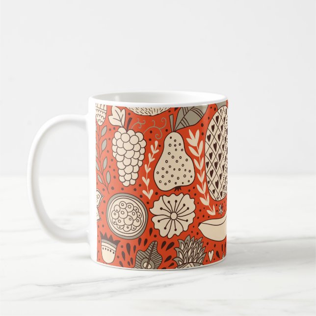 Sommarfrukt, Vintage Kaffemugg (Vänster)