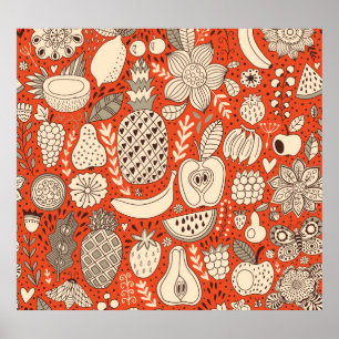 Sommarfrukt, Vintage Poster