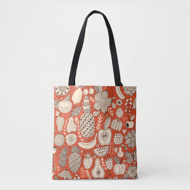 Sommarfrukt, Vintage Tygkasse (Framsida)