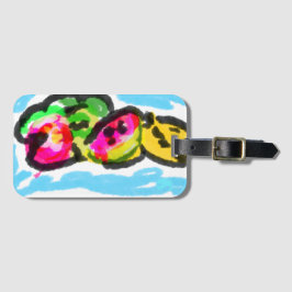 Sommarfrukter glädje bagagebricka