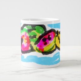 Sommarfrukter glädje jumbo mugg