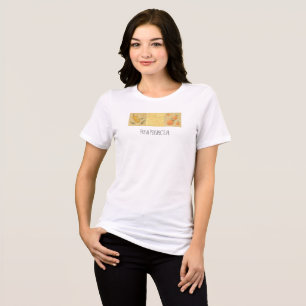 Sommarfrukter, mjuk palett t shirt
