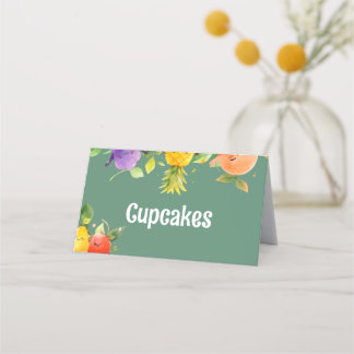 Sommarfruktsdagskort för mat Tält Lojalitetskort