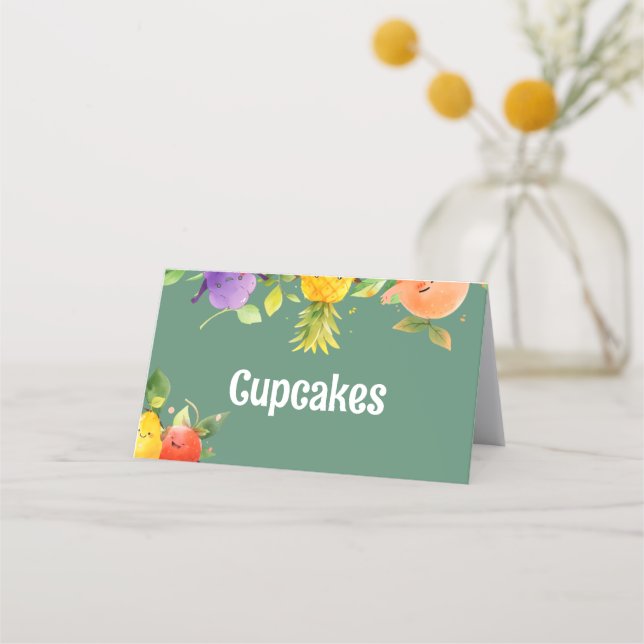 Sommarfruktsdagskort för mat Tält Lojalitetskort (Framsida)