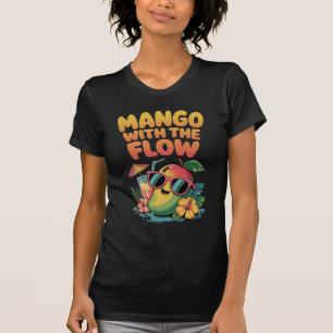 Sommarfunny frukt T-Shirt "Mango with the Flow"