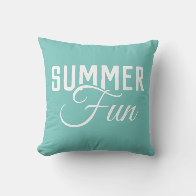 SOMMARFYND typografi | Kudde (Framsida)