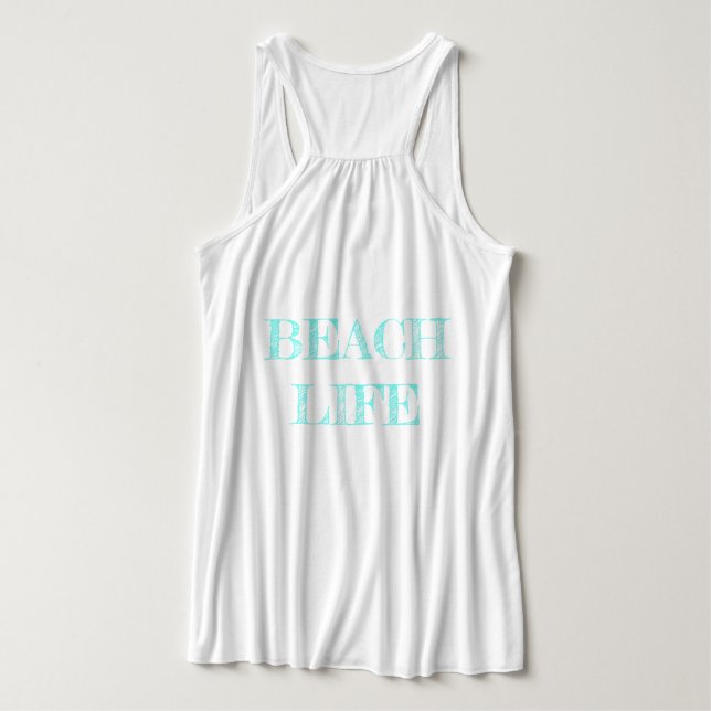 Sommarfyr 3; Tanktopet Women's Flowy Linne Med Racerback (Design baksida)