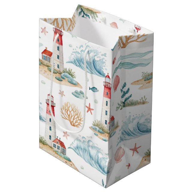 SOMMARFYRTORN OCH KROSSANDE VÅGOR (Framsidan Vinklad)